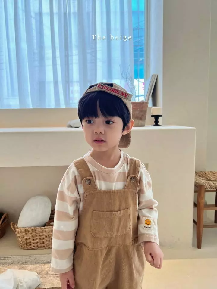 The Beige - Korean Children Fashion - #childofig - Ears Dungarees Pants - 6