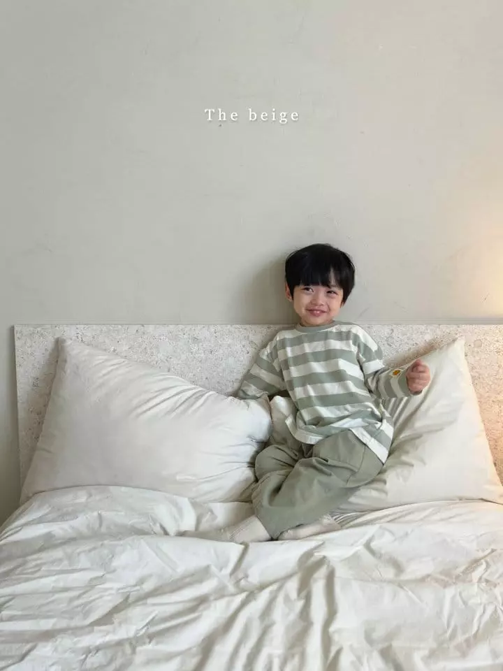 The Beige - Korean Children Fashion - #prettylittlegirls - Smile Stripes Tee - 4