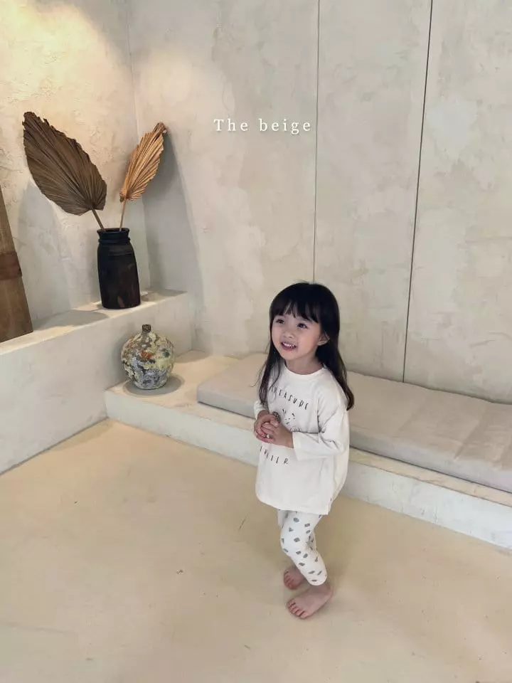 The Beige - Korean Children Fashion - #childofig - Long Slit Tee - 3