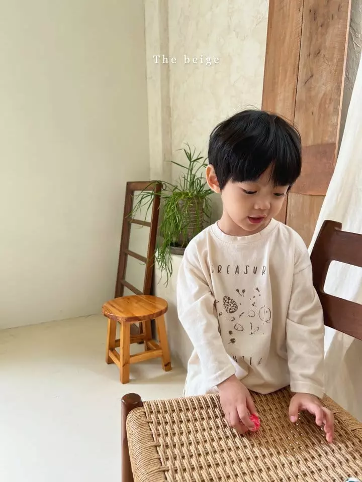 The Beige - Korean Children Fashion - #childofig - Long Slit Tee - 4