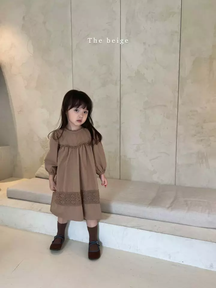 The Beige - Korean Children Fashion - #childofig - Lace One-piece - 11
