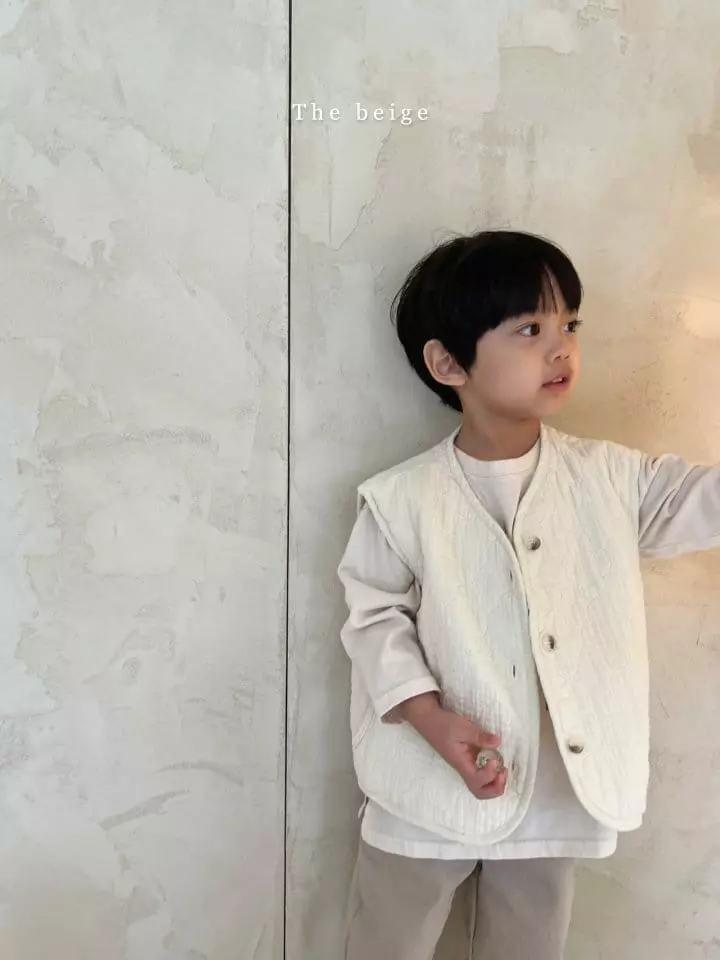 The Beige - Korean Children Fashion - #childofig - Twice Quilting Vest - 9