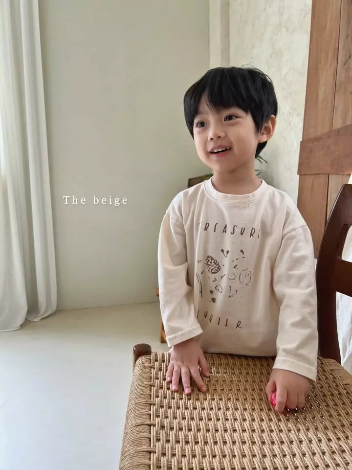 The Beige - Korean Children Fashion - #childrensboutique - Long Slit Tee - 5