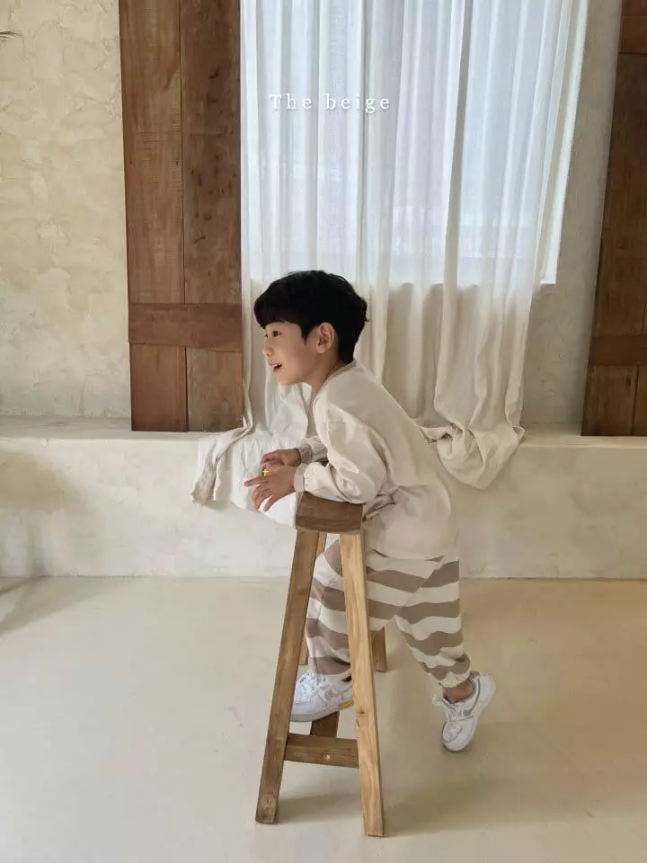 The Beige - Korean Children Fashion - #designkidswear - Stripes Jogger Pants - 11