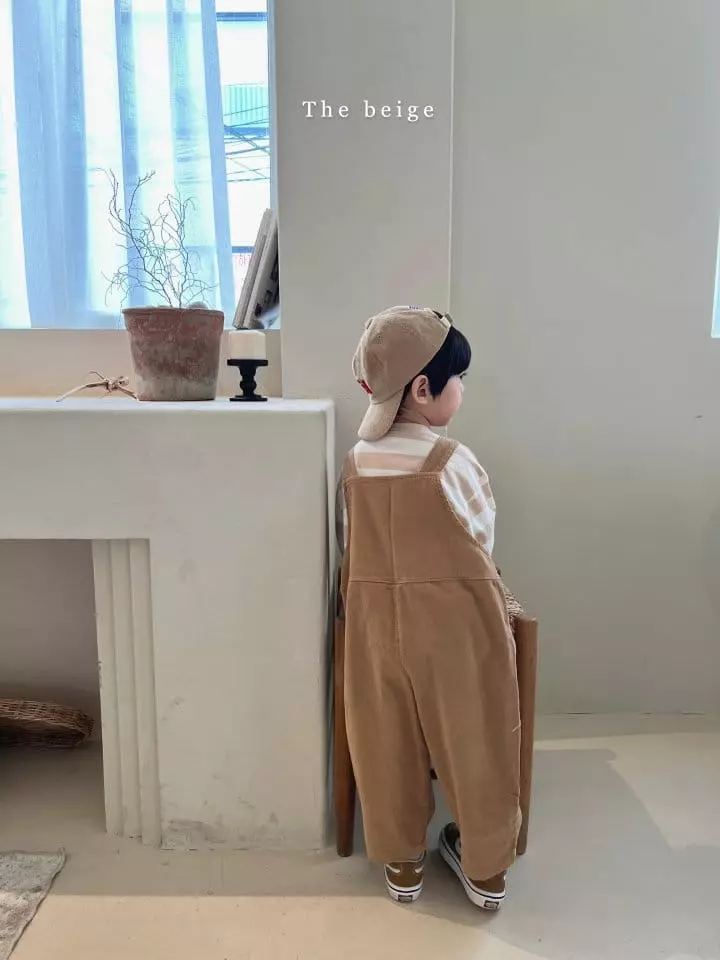 The Beige - Korean Children Fashion - #designkidswear - Ears Dungarees Pants - 8