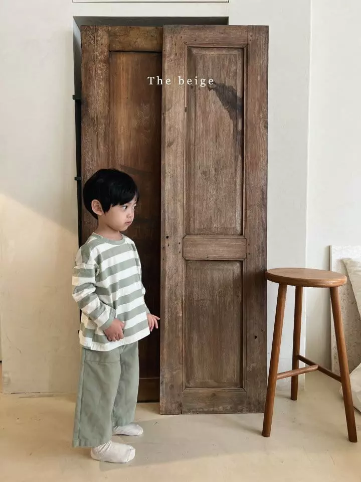 The Beige - Korean Children Fashion - #designkidswear - Smile Stripes Tee - 7