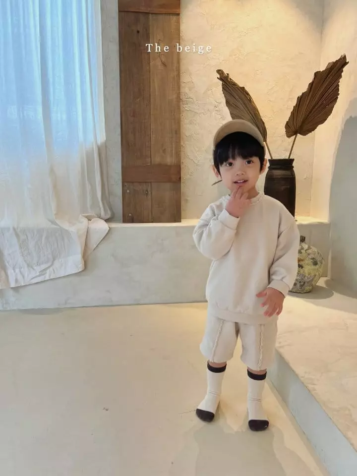 The Beige - Korean Children Fashion - #designkidswear - Terry Top Shorts Set  - 12