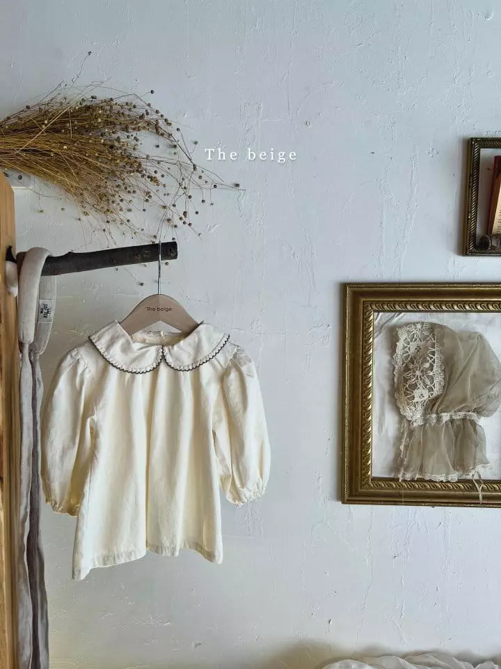 The Beige - Korean Children Fashion - #fashionkids - Pin Coat Blouse - 3