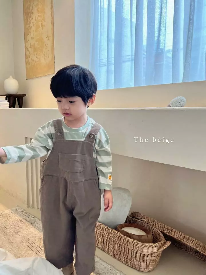 The Beige - Korean Children Fashion - #kidsshorts - Ears Dungarees Pants - 11