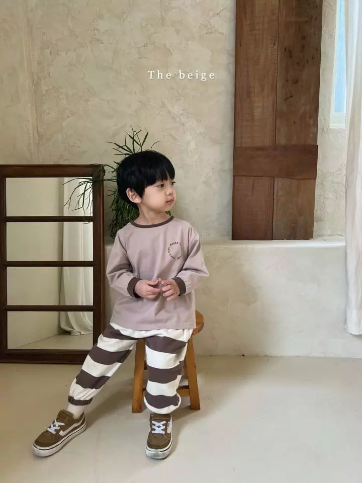 The Beige - Korean Children Fashion - #kidsshorts - Single Color Tee - 8