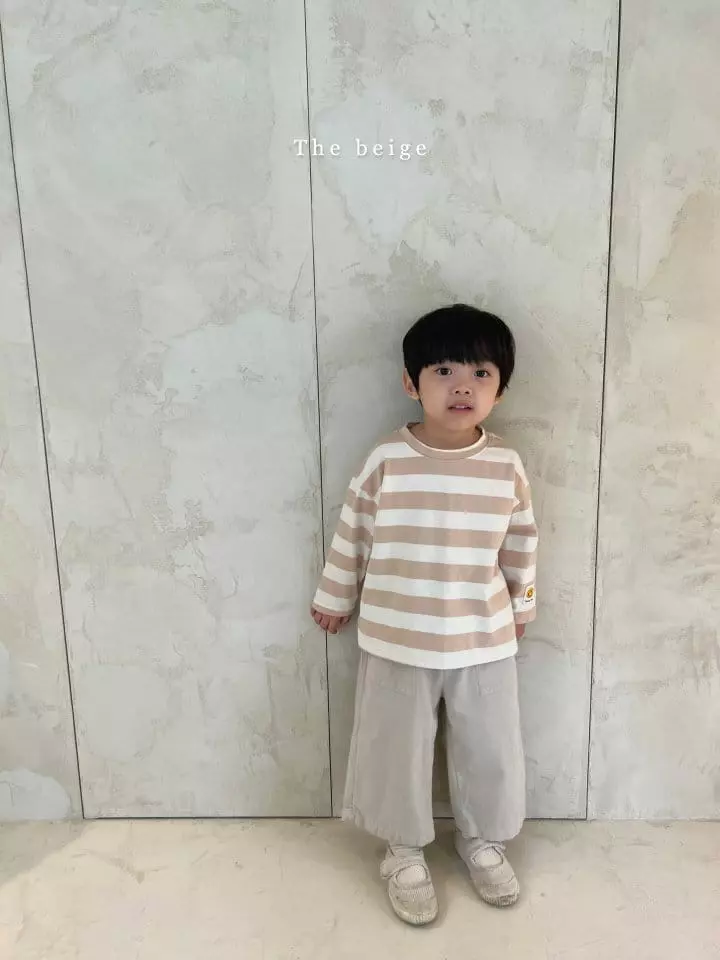 The Beige - Korean Children Fashion - #kidsstore - Striaght Wide Pants - 5