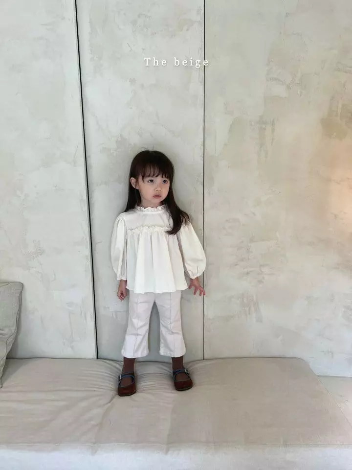The Beige - Korean Children Fashion - #kidsstore - Pintuck Pants - 4