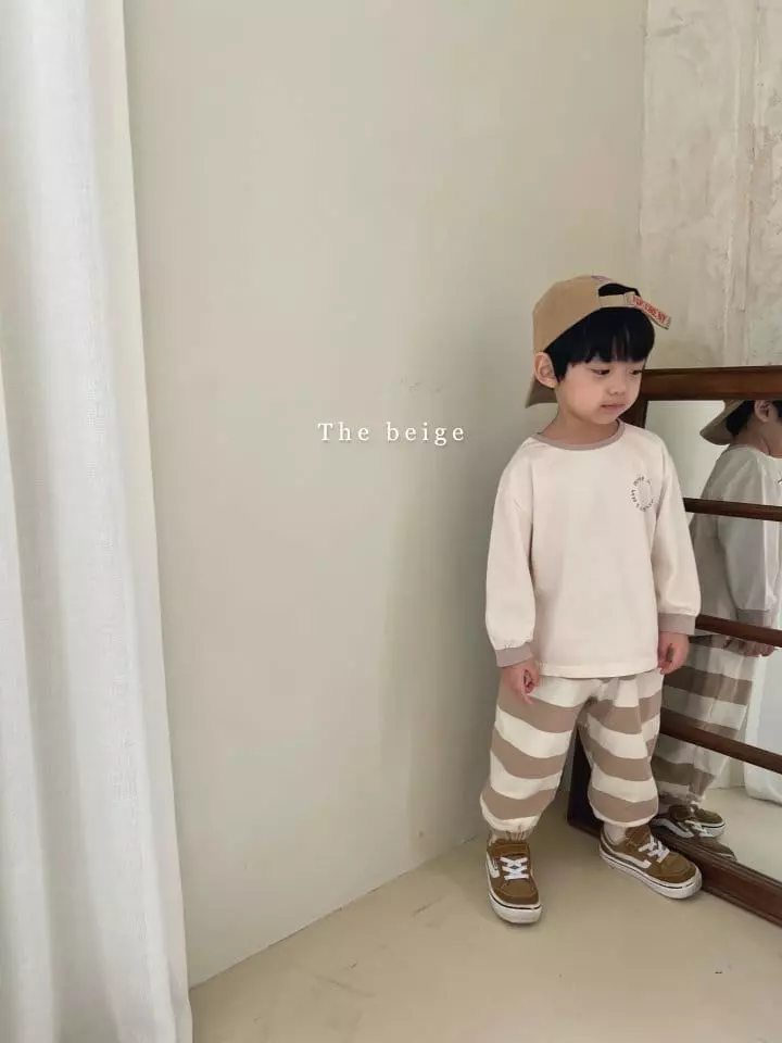 The Beige - Korean Children Fashion - #Kfashion4kids - Stripes Jogger Pants - 4
