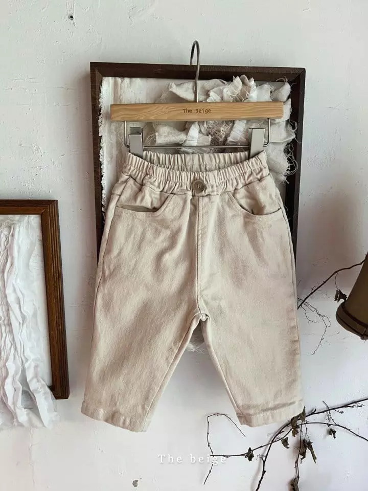 The Beige - Korean Children Fashion - #littlefashionista - Span Baggy Pants - 3