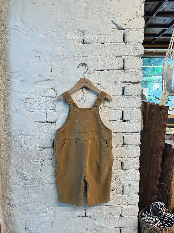 The Beige - Korean Children Fashion - #littlefashionista - Ears Dungarees Pants