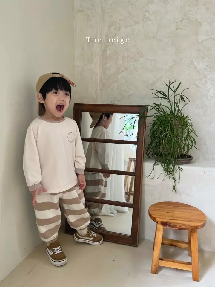 The Beige - Korean Children Fashion - #magicofchildhood - Stripes Jogger Pants - 5