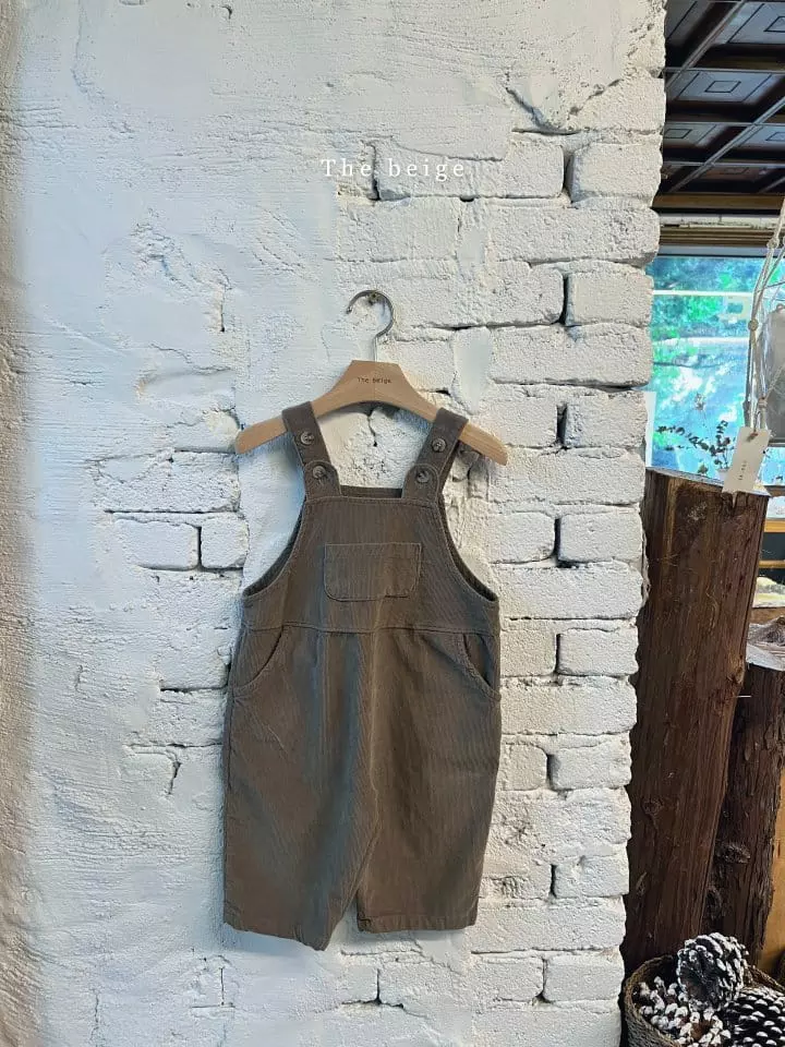 The Beige - Korean Children Fashion - #magicofchildhood - Ears Dungarees Pants - 2