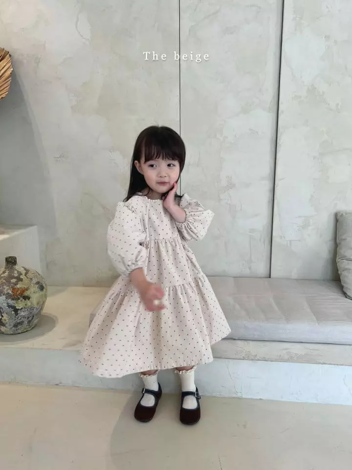 The Beige - Korean Children Fashion - #magicofchildhood - Square Lace One-piece - 6