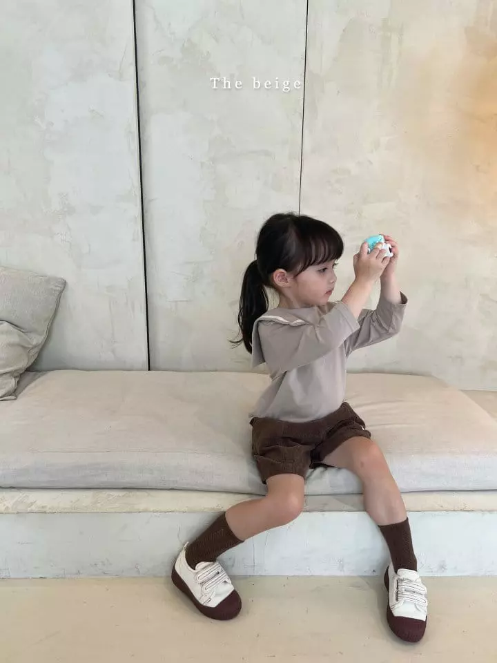 The Beige - Korean Children Fashion - #minifashionista - Rib Label Shorts - 9