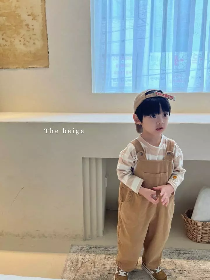 The Beige - Korean Children Fashion - #minifashionista - Ears Dungarees Pants - 3