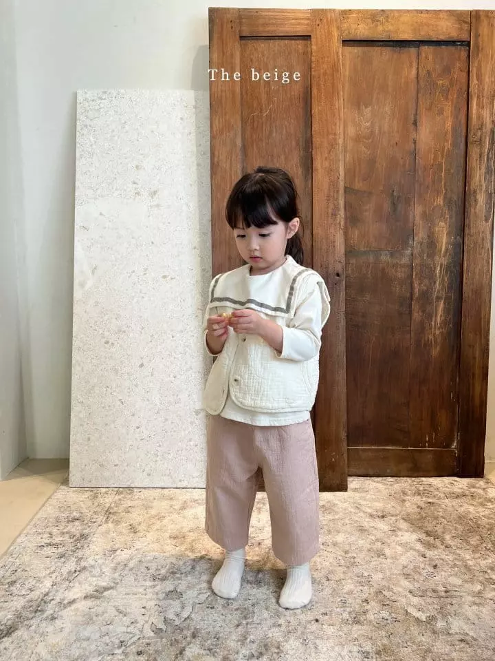 The Beige - Korean Children Fashion - #magicofchildhood - Twice Quilting Vest - 4