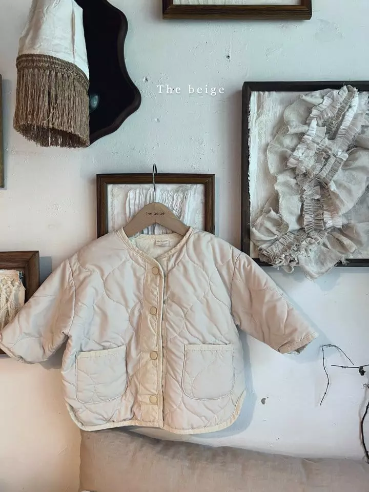 The Beige - Korean Children Fashion - #minifashionista - Quilting Jacket - 3