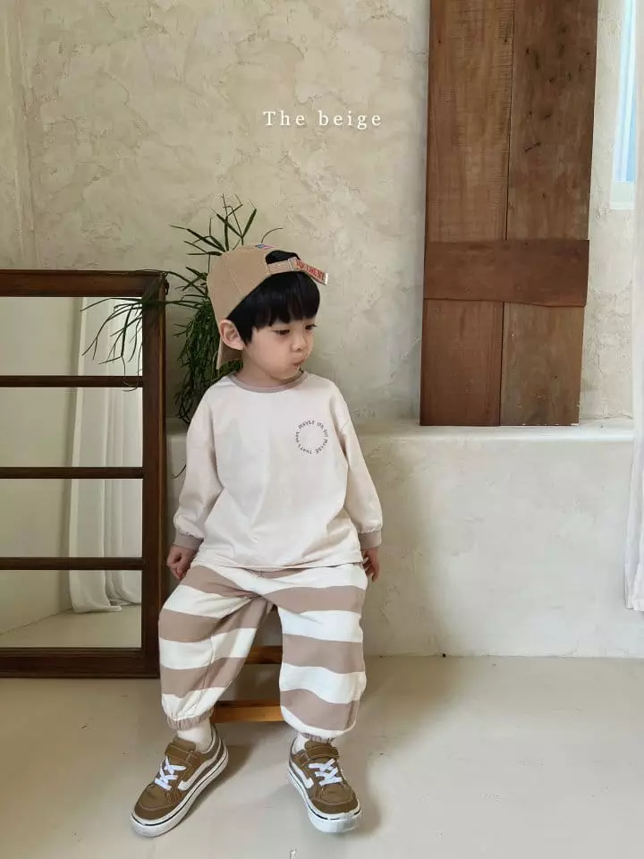 The Beige - Korean Children Fashion - #prettylittlegirls - Stripes Jogger Pants - 7