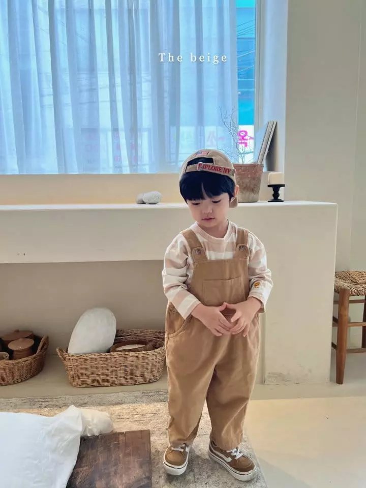 The Beige - Korean Children Fashion - #minifashionista - Ears Dungarees Pants - 4