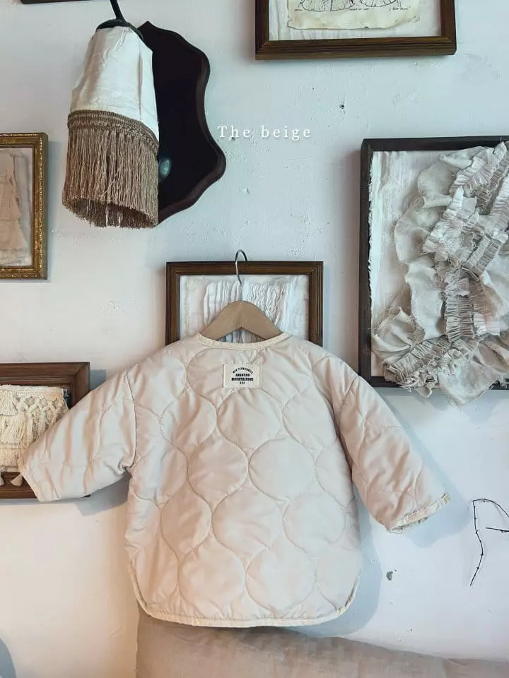 The Beige - Korean Children Fashion - #minifashionista - Quilting Jacket - 4