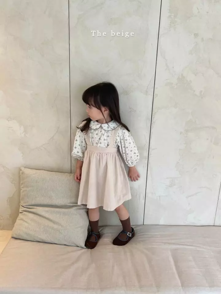 The Beige - Korean Children Fashion - #stylishchildhood - Lace Dungarees Skirt - 12