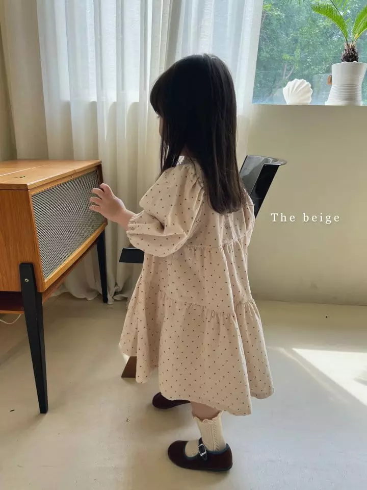 The Beige - Korean Children Fashion - #todddlerfashion - Square Lace One-piece - 9