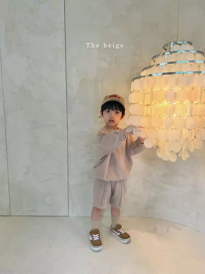The Beige - Korean Children Fashion - #todddlerfashion - Terry Top Shorts Set  - 7