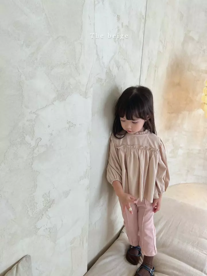 The Beige - Korean Children Fashion - #toddlerclothing - Frill Blouse - 12