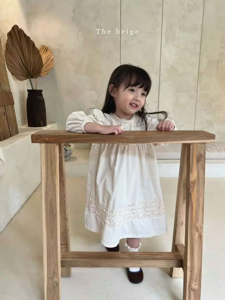 The Beige - Korean Children Fashion - #toddlerclothing - Lace One-piece - 9