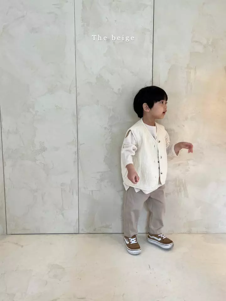 The Beige - Korean Children Fashion - #toddlerclothing - Twice Quilting Vest - 7