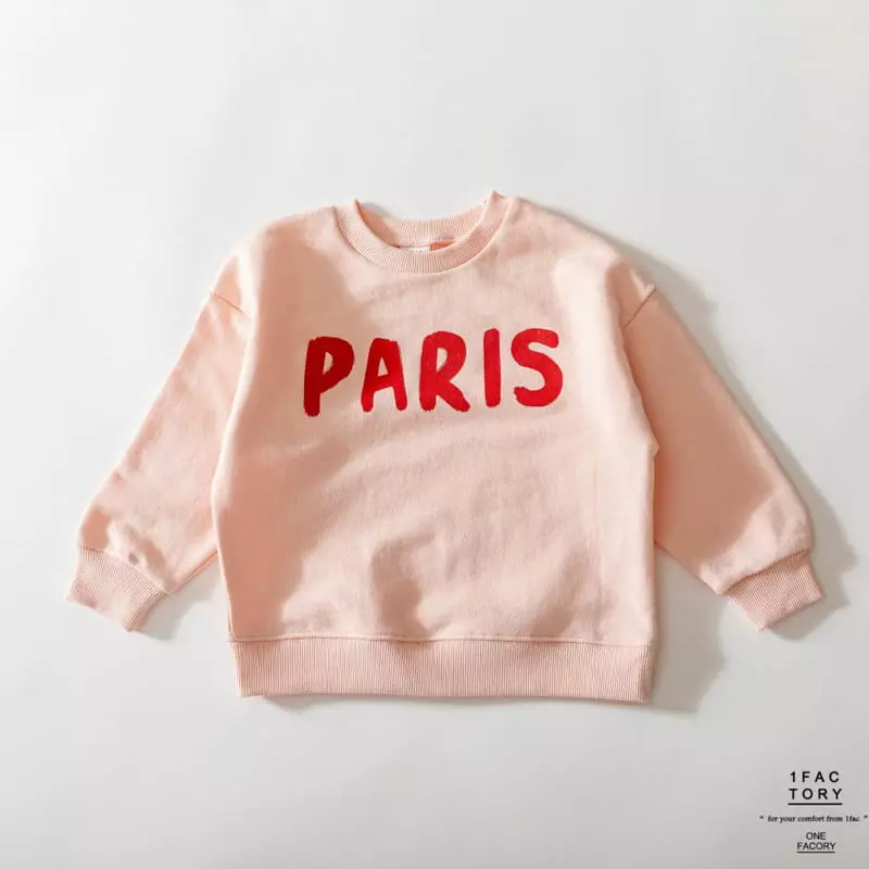 1 Fac - Korean Children Fashion - #Kfashion4kids - Paris Sweatshirt - 2