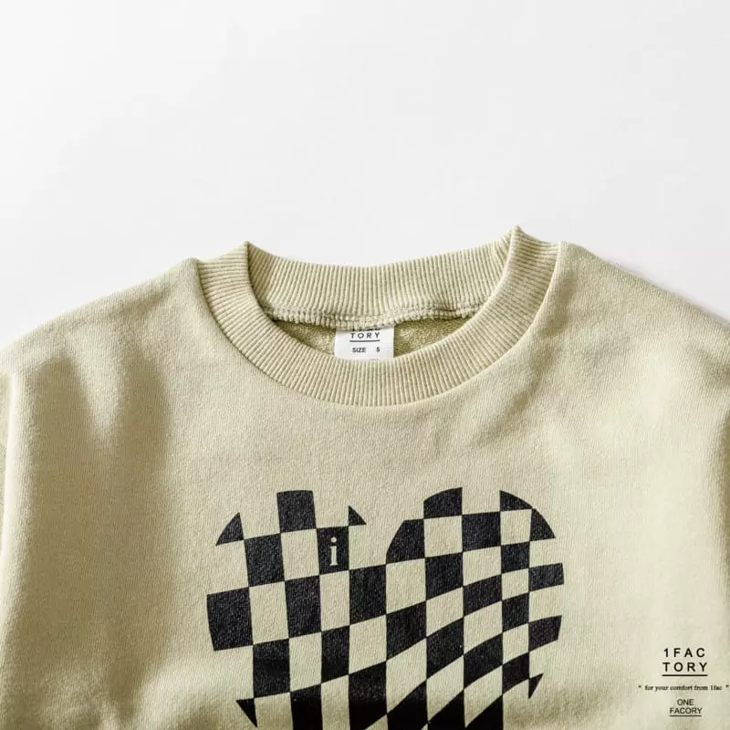 1 Fac - Korean Children Fashion - #Kfashion4kids - Legasi Heart Sweatshirt - 5