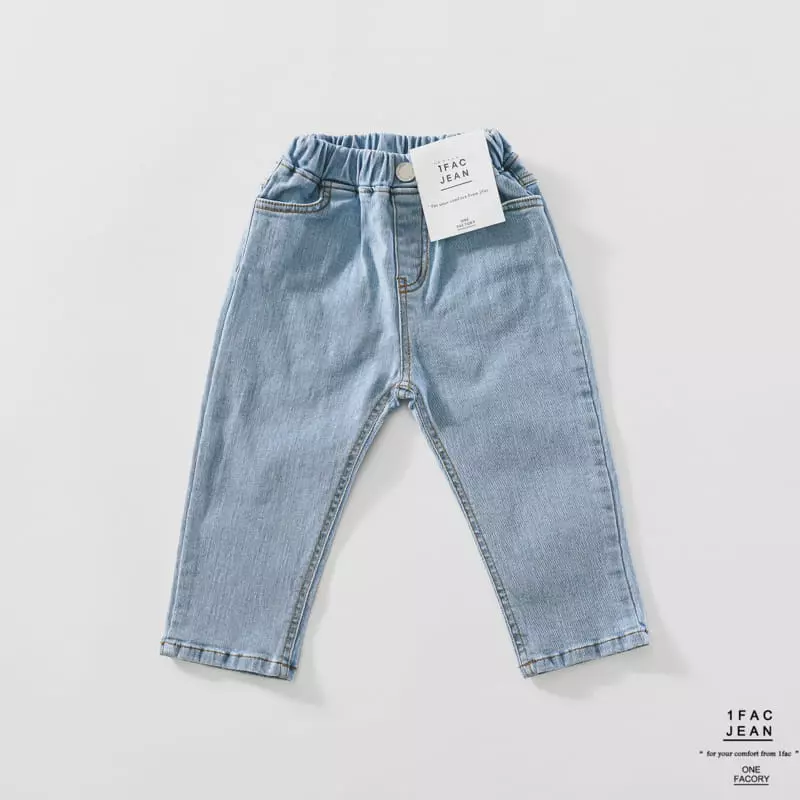 1 Fac - Korean Children Fashion - #Kfashion4kids - One Wash Jeans - 2