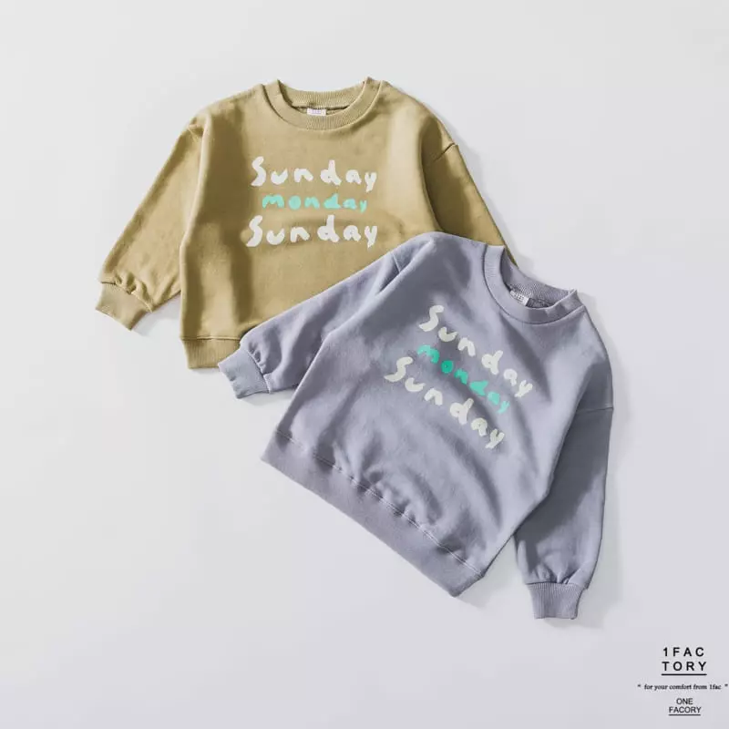 1 Fac - Korean Children Fashion - #childofig - Sunday Sweatshirt - 8