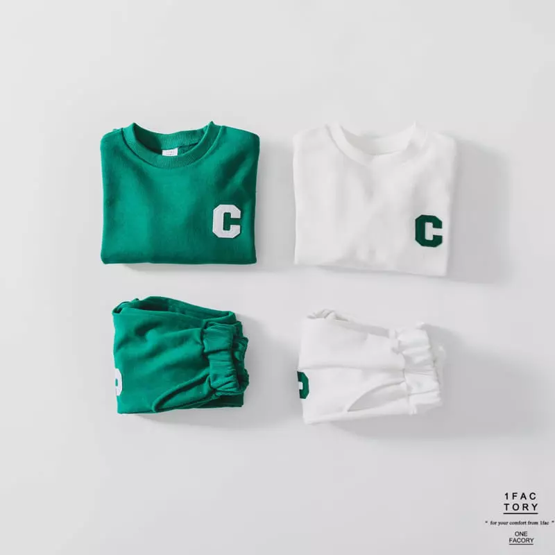 1 Fac - Korean Children Fashion - #childofig - C Logo Top Bottom Set - 11
