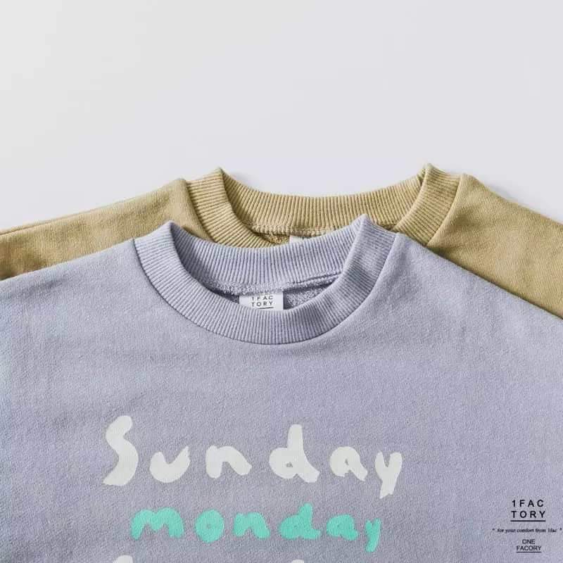 1 Fac - Korean Children Fashion - #childrensboutique - Sunday Sweatshirt - 9