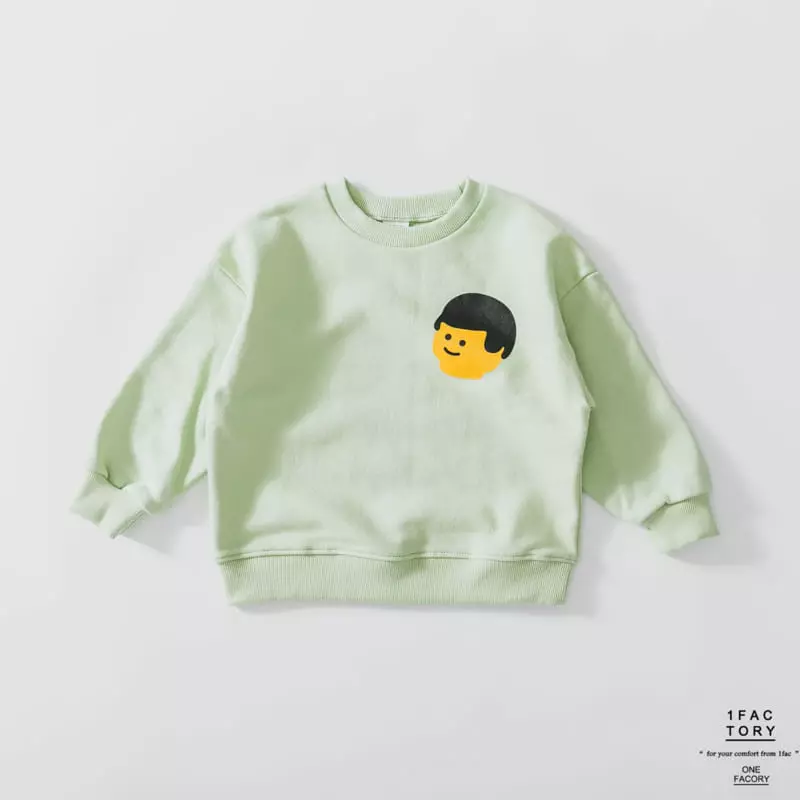 1 Fac - Korean Children Fashion - #childrensboutique - Lego Face Sweatshirt - 2