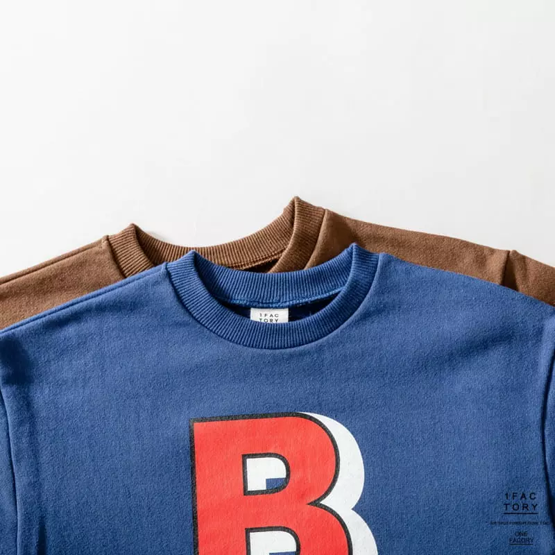 1 Fac - Korean Children Fashion - #childrensboutique - B Logo Sweatshirt