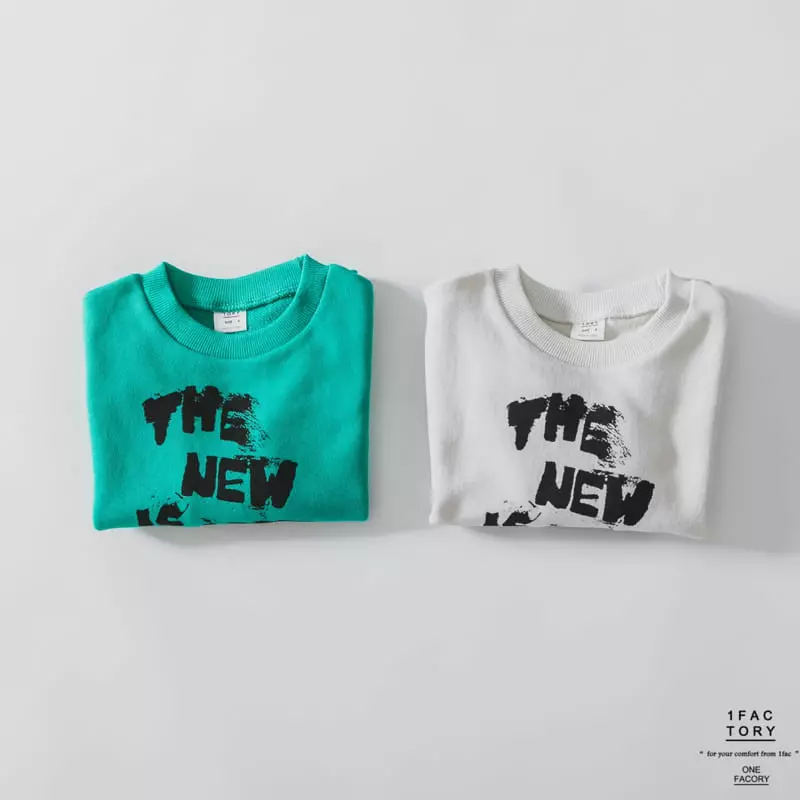 1 Fac - Korean Children Fashion - #childrensboutique - Painting Lettering Sweatshirt - 12