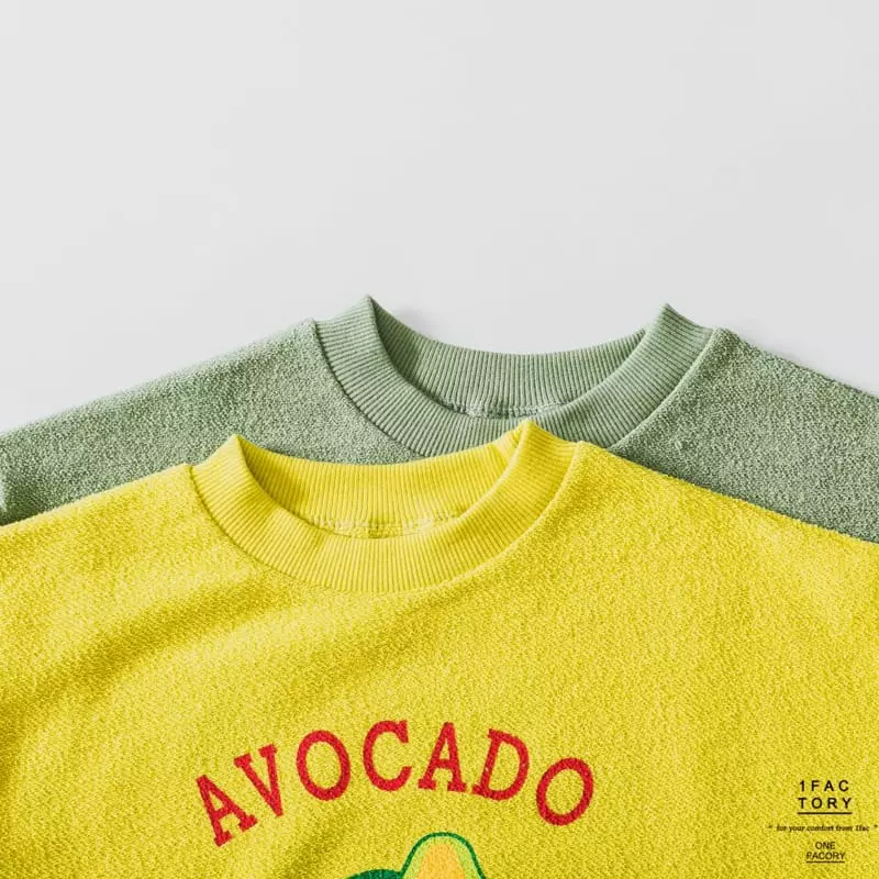 1 Fac - Korean Children Fashion - #designkidswear - Avocado Sweatshirt - 11