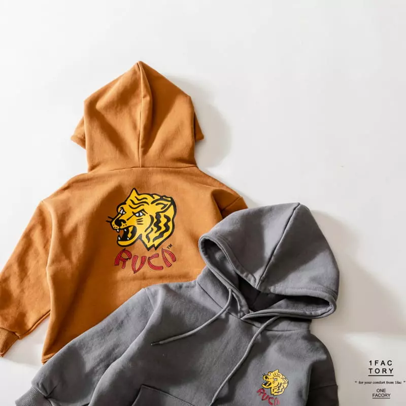 1 Fac - Korean Children Fashion - #designkidswear - Tiger Hoody - 12