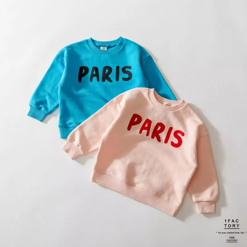 1 Fac - Korean Children Fashion - #designkidswear - Paris Sweatshirt - 10