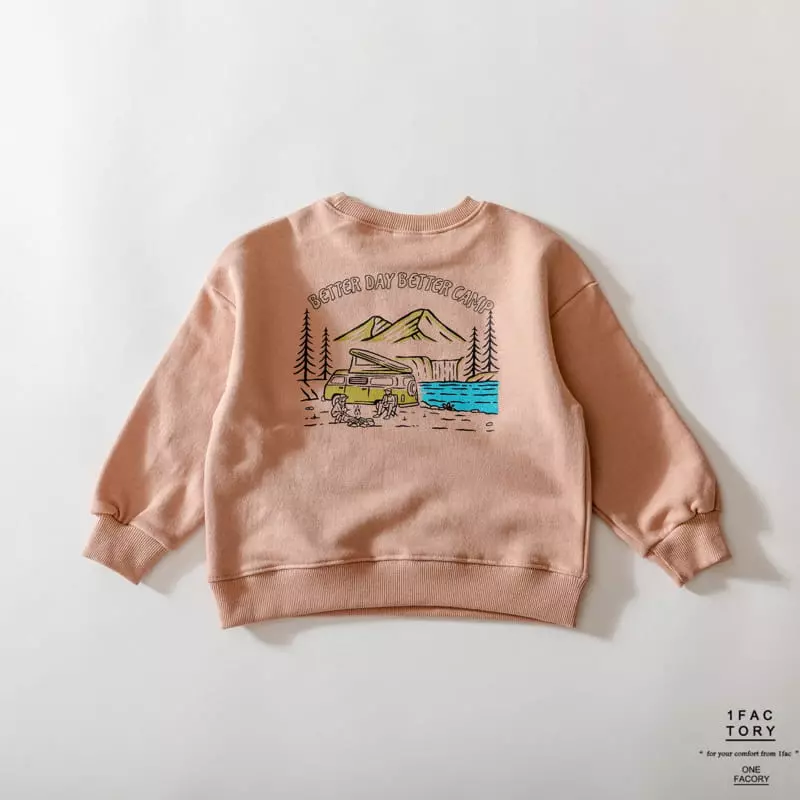 1 Fac - Korean Children Fashion - #designkidswear - Camping Butter Sweatshirt - 8