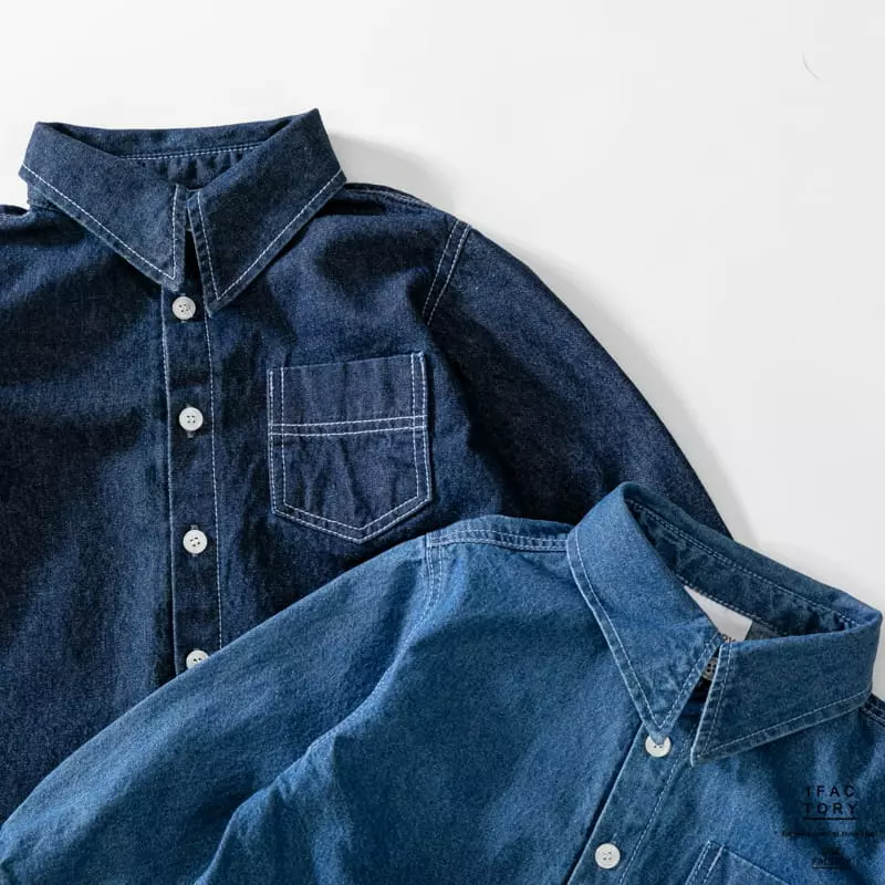 1 Fac - Korean Children Fashion - #designkidswear - Big Collar Shirt