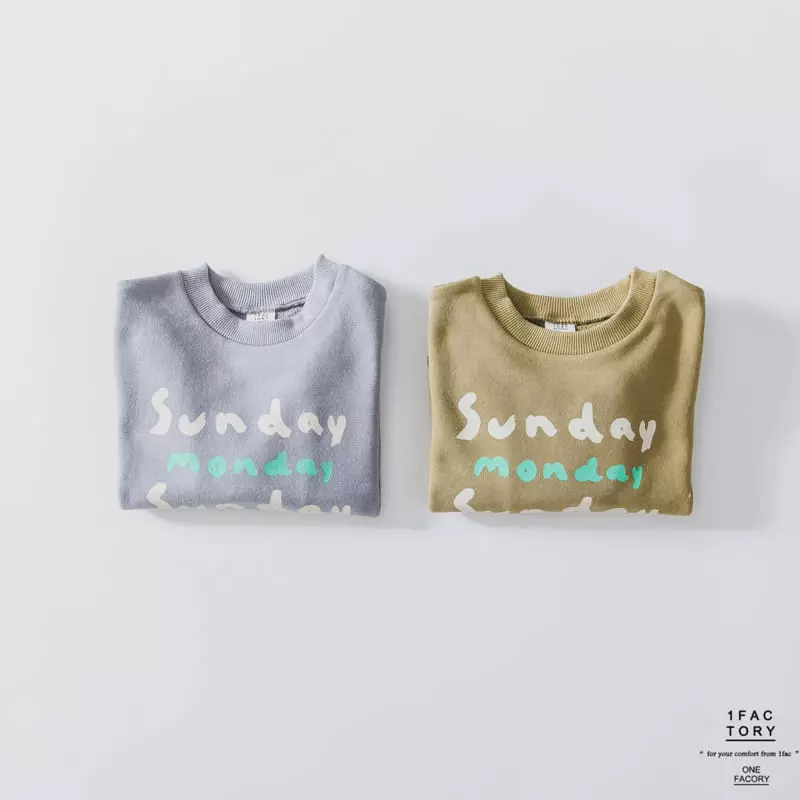 1 Fac - Korean Children Fashion - #fashionkids - Sunday Sweatshirt - 12